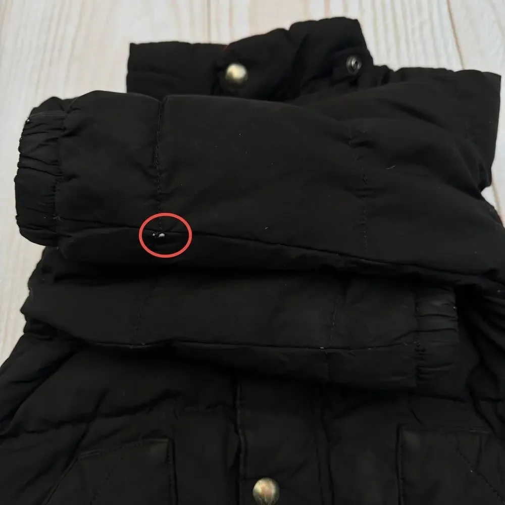 Polo Ralph Lauren Boys Toddler 3T Puffer Down Jacket Black ***No Hood***